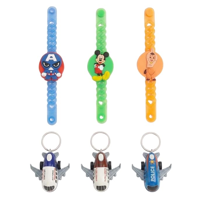 MPK Perfect Light wali Rakhi for Kids | light bands for Kids | Cartoon Characters LED Rakhi | Kids Children LED Light Spinner Rakhi Wristband | led rakhi pack of 2pcs (Copy)
