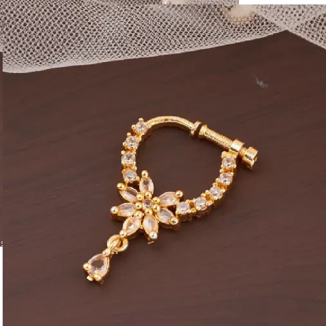 MPK Perfect Ethnic Bridal Maharashtrian Gold Plated Traditional MPK Perfect Ethnic Bridal Maharashtrian Gold Plated Traditional