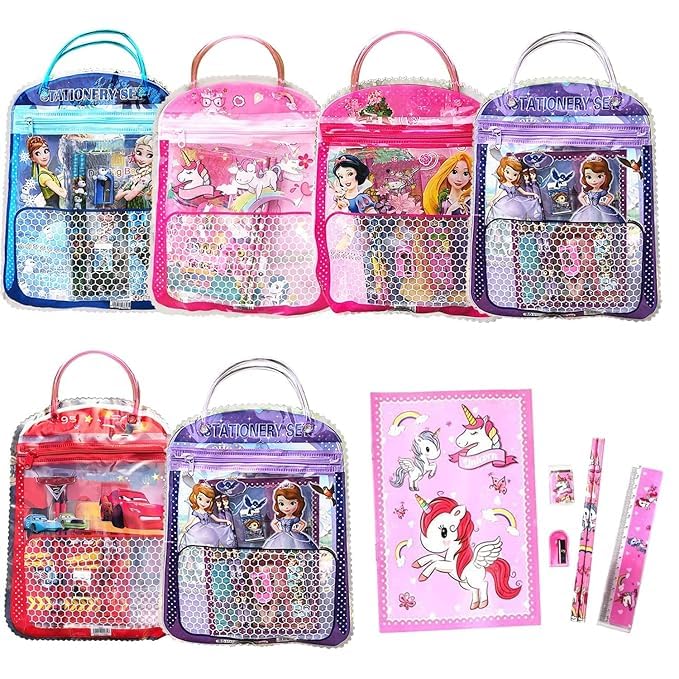 Unicorn Stationery Gift Set for Kids, 6 Pieces, Birthday and Festival Return Gift (Copy)