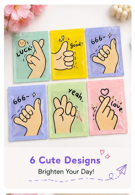 MPK Perfect Ziplock Organiser Pouches | kanya pujan gifts set For Kids Girls Boy Birthday | Kanjak | Navratri Return Gifts 6pcs