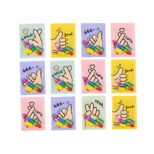 MPK Perfect Stationery Gift Set with Ziplock Pouch (Abacus Bullet Push Pencils |Eraser | Sharpner) Kanya pujan Gifts Set for Kids Girls Boy Birthday | Kanjak | Navratri Return Gifts 12set